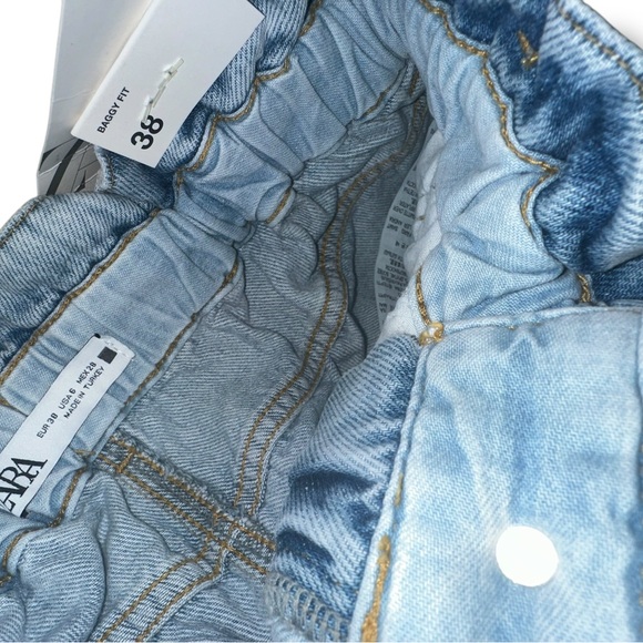 NWT ZARA Paper Bag Carrot Ankle Rigid Leg Blogger Fav. - Picture 16 of 16